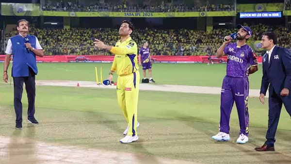 IPL 2025, KKR vs CSK : कोलकात्यासाठी करो या मरोची लढाई, नाणेफेकीचा कौल जिंकताच रहाणे म्हणाला..