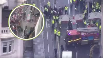 प्रीमियर लीगच्या व्हिक्ट्री परेडमध्ये घुसली कार; 50 जण जखमी, धक्कादायक Video व्हायरल