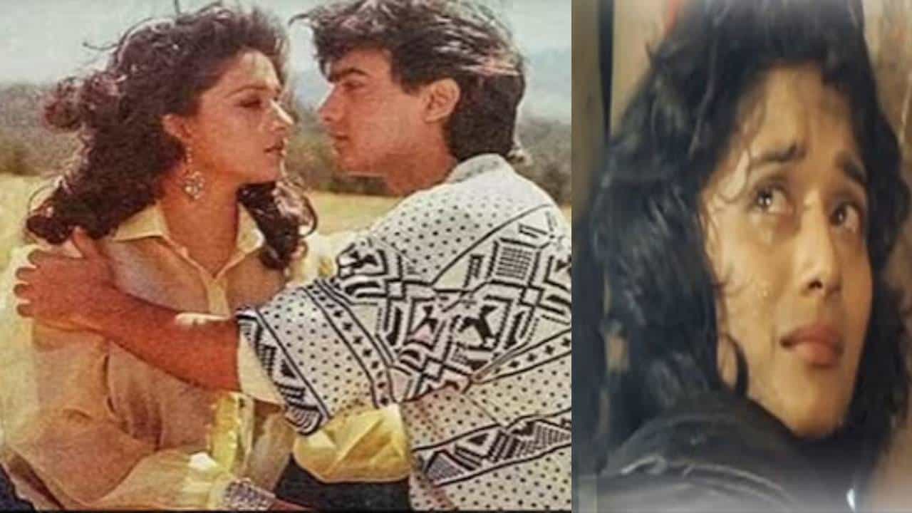 माधुरी दीक्षितच्या हातावर थुंकला होता आमिर खान, त्यानंतर तिने हॉकीस्टीकने...