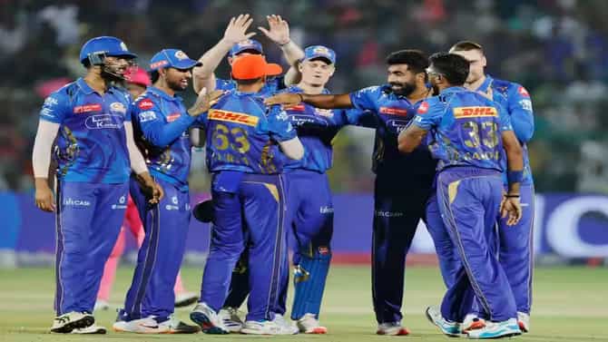 RR vs MI : मुंबई इंडियन्सचा विजयी षटकार, राजस्थान रॉयल्सचा 100 धावांनी धुव्वा