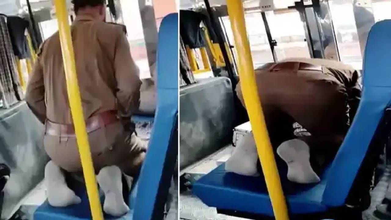 KSRTC Driver Video: रस्त्यात भरगच्च प्रवाशांची बस थांबवली अन् ड्रायव्हरचं नमाज पठण, व्हिडीओ व्हायरल होताच....