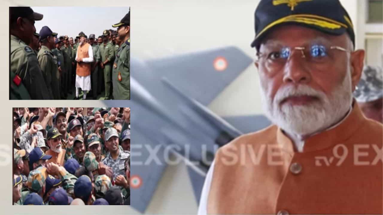 PM Narendra Modi : पंतप्रधान मोदी थेट आदमपूर एअर बेसवर पोहोचले, त्यानंतर..