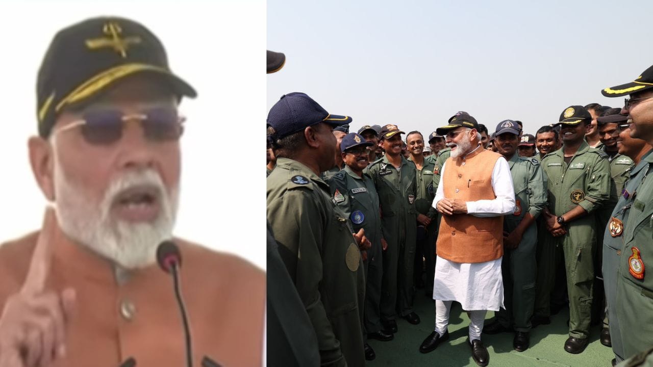 PM Narendra Modi : युद्धाच्या मोहिमेवर दुश्मनांना..; मोदींचा थेट इशारा PM Narendra Modi : युद्धाच्या मोहिमेवर दुश्मनांना..; मोदींचा थेट इशारा