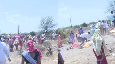 पुरंदरच्या प्रस्तावित विमानतळावरून शेतकरी आक्रमक, आंदोलकांना बैलगाडा धडकल्याने अनेकजण जखमी