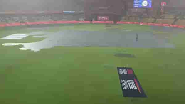 RCB vs KKR सामना पावसामुळे रद्द, केकेआरचा पत्ता कट, बंगळुरुची प्लेऑफची प्रतिक्षा अजूनही कायम