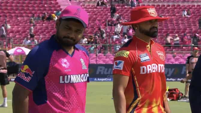 RR vs PBKS : पंजाबने राजस्थानविरुद्ध टॉस जिंकला, कॅप्टन श्रेयस अय्यरचा बॅटिंगचा निर्णय