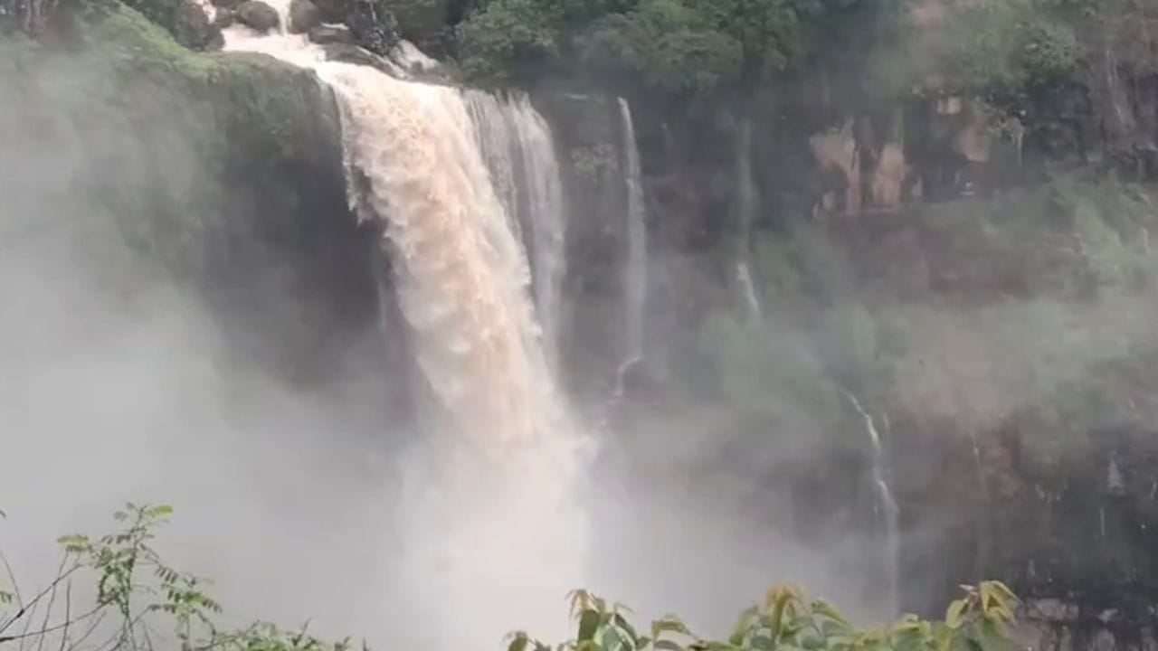 सातारा जिल्ह्यातील महाबळेश्वरमध्ये पडलेल्या पावसामुळे धबधबे प्रवाहित झाले आहेत. महाबळेश्वरमधील  लिंगमळा धबधबा मे महिन्यातच फेसाळला आहे. या धबधब्याला पाहण्यासाठी महाबळेश्वरमध्ये पर्यटक गर्दी करू लागले आहेत. 