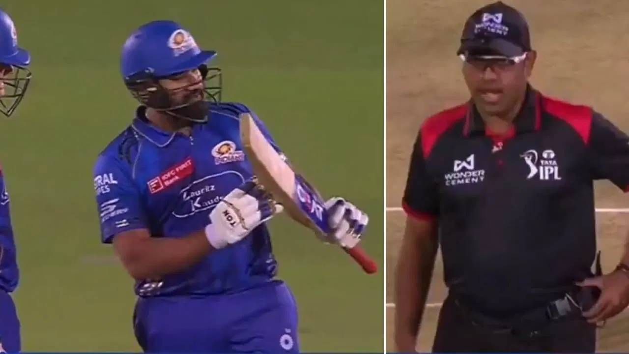 Video : वेळ संपल्यावर रोहित शर्माने घेतला डीआरएस? पंचगिरीवरून पुन्हा एकदा वाद