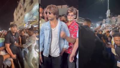 खऱ्या शाहरूखपेक्षा डुप्लिकेट शाहरूखचा थाट पाहाच; चाहत्यांची तुफान गर्दी,बॉडीगार्डही हैराण