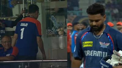 Eshan Malinga कडून अप्रतिम कॅच, ऋषभ पंत आऊट, संजीव गोयंकाची रिएक्शन व्हायरल, पाहा व्हीडिओ