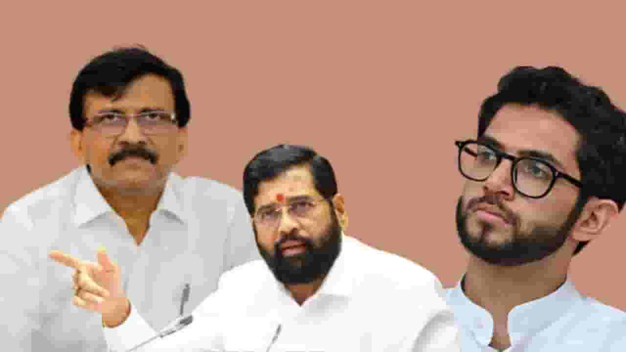 ShivSena UBT vs Shinde : तुंबलेल्या मुंबईवरुन ठाकरेंच्या सेनेचा एकनाथ शिंदेंवर निशाणा ShivSena UBT vs Shinde : तुंबलेल्या मुंबईवरुन ठाकरेंच्या सेनेचा एकनाथ शिंदेंवर निशाणा