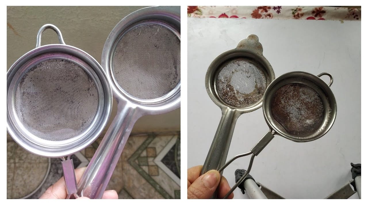 चहाची गाळणी काळीकुट्ट पडलीय? ‘या’ ५ जादुई उपायांनी करा साफ चहाची गाळणी काळीकुट्ट पडलीय? ‘या’ ५ जादुई उपायांनी करा साफ