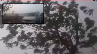 जोरदार वारा, पावसाचा तडाखा; फळबागांना नुकसान.