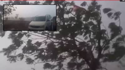 Unseasonal Rain : जोरदार वारा, पावसाचा तडाखा; फळबागांना नुकसान