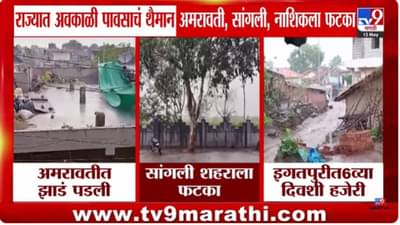 Unseasonal Rain : राज्यात अवकाळी पावसाचं थैमान; इगतपुरीत सलग सहाव्या दिवशी अवकाळीची हजेरी
