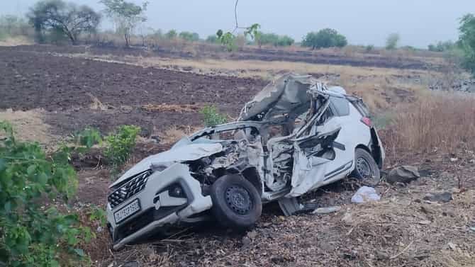 महाराष्ट्रात मृत्यूचा हायवे, शिर्डीच्या वाटेवर असलेल्या भाविकांवर काळाचा घाला, 6 जणांचा मृत्यू