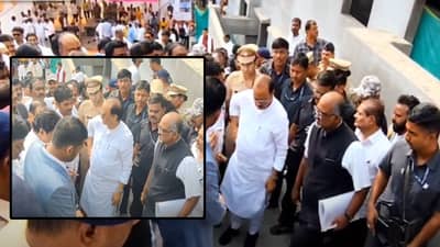 Ajit Pawar : बीडच्या परळी दौऱ्यावर असताना अजितदादा भडकले, वैद्यनाथ मंदिराच्या पायऱ्या चढत होते अन्… नेमकं काय घडलं?