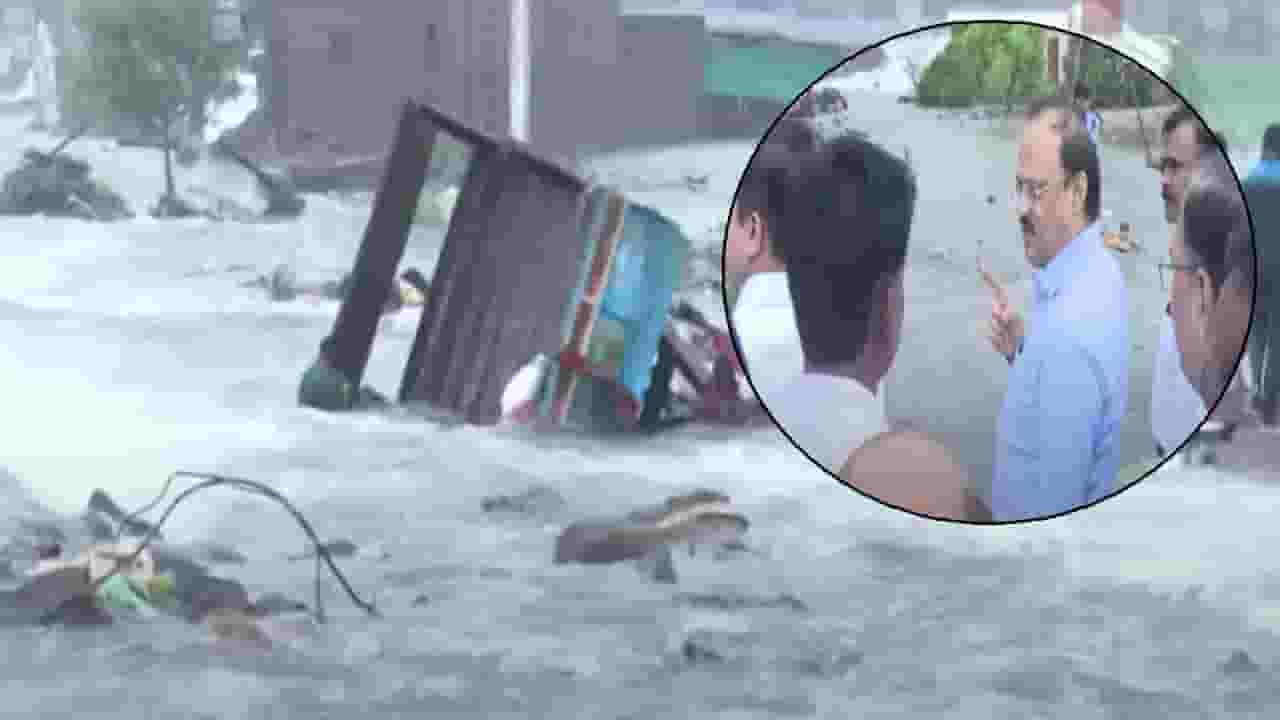 Ajit Pawar : बारामतीत कहर, अतिवृष्टीमुळे मोठं नुकसान, अजित पवारांचा पहाटेपासूनच पहाणी दौरा सुरू