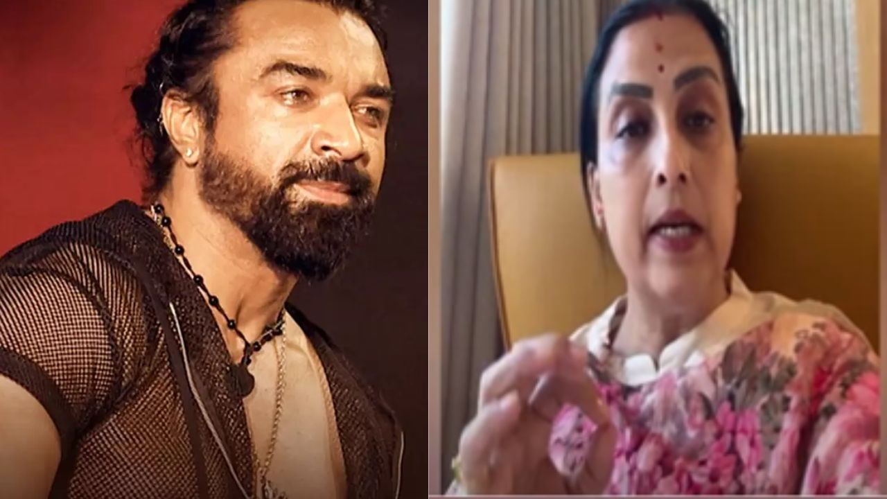 Chitra Wagh : एजाज खानच्या 'हाऊस अरेस्ट' शो वर बंदी घालण्याची चित्रा वाघ यांची मागणी