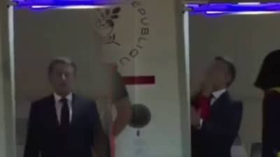 कॅमेऱ्यापुढेच बायकोने थेट राष्ट्रपतींच्या कानशीलात लगावली; धक्कादायक व्हिडीओ समोर!