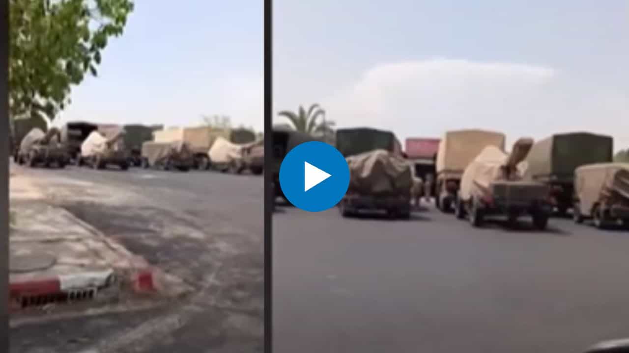 India-Pakistan Conflict : पाकिस्तानी सैन्याचा मोठा ताफा भारतीय सीमेच्या मार्गावर