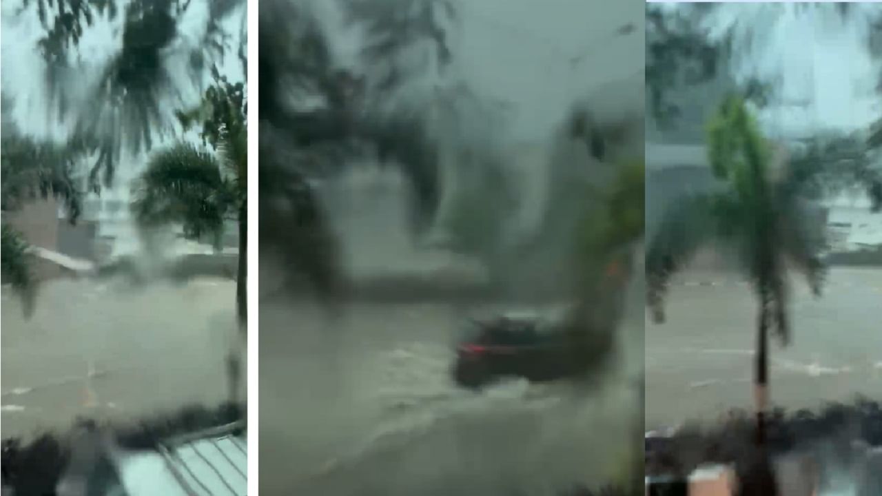 मरीन ड्राईव्ह येथे देखील पाणी साचलं आहे. मुसळधार पाऊस असल्यामुळे नागरिकांनी मरीन ड्राईव्ह परिसरात जाणं टाळलं पाहिजे.