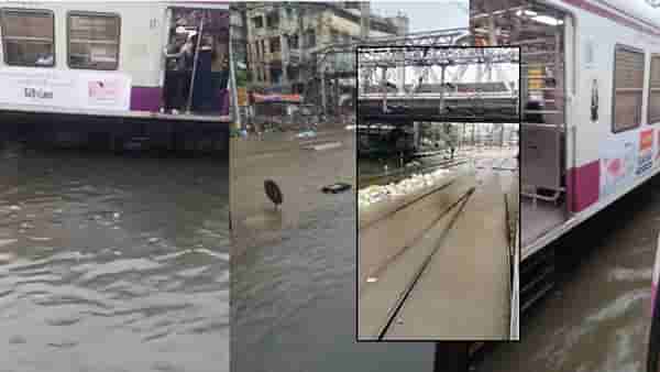 Mumbai Rain : मोठी बातमी, मध्य रेल्वेची वाहतूक ठप्प… हे रेल्वे ट्रॅक म्हणायचे की नदी? VIDEO बघून तुम्हीही म्हणाल…