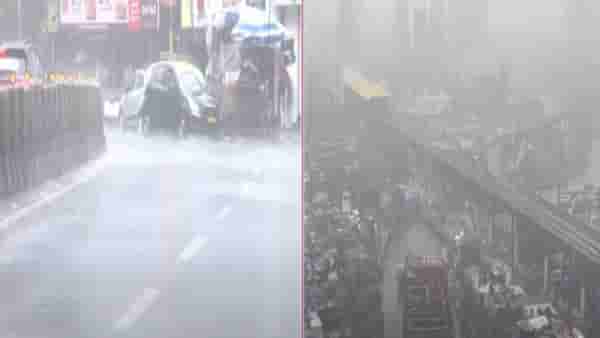 Mumbai rain : पुन्हा पावसाची जोरदार बॅटिंग सुरू, तुफान वाऱ्यासह मुसळधार, मुंबईसह उपनगरात कुठे पावसाचं कमबॅक?