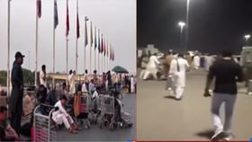 पाकिस्तानच्या पेशावर विमानतळावरचा व्हिडीओ व्हायरल पाकिस्तानच्या पेशावर विमानतळावरचा व्हिडीओ व्हायरल