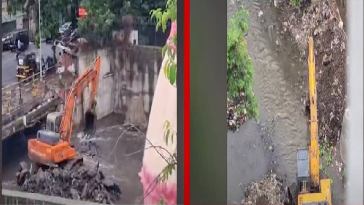 Pune : आता याला काय म्हणायचं... नाले सफाईनंतर गाळ पुन्हा नाल्यातच, महानगरपालिकेचा अजब कारभार व्हायरल