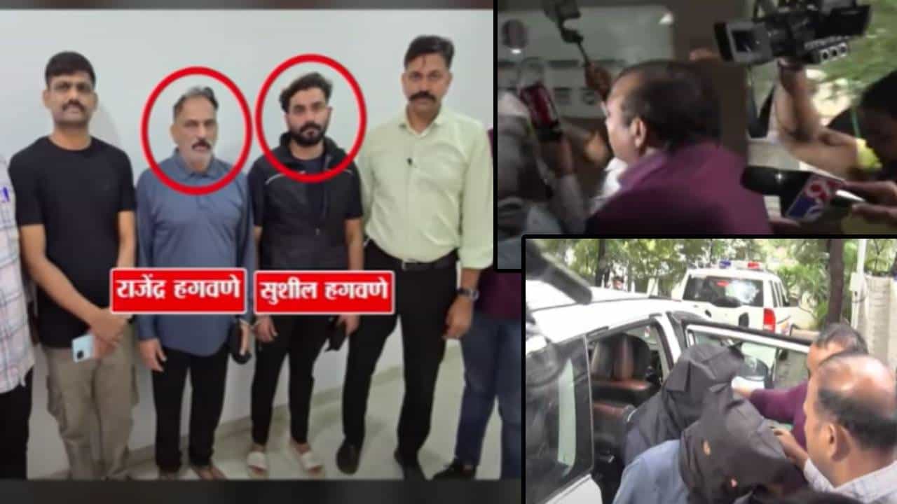 Vaishnavi Hagawane Case : अटकेनंतरही राजेंद्र हगवणेंचा उद्दामपणा... सुनेच्या आत्महत्येचा पश्चात्ताप नाहीच? पत्रकारांचा सवाल अन्... Vaishnavi Hagawane Case : अटकेनंतरही राजेंद्र हगवणेंचा उद्दामपणा... सुनेच्या आत्महत्येचा पश्चात्ताप नाहीच? पत्रकारांचा सवाल अन्...