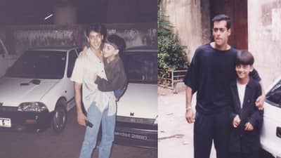 सलमान खानच्या कडेवर दिसणारा हा मुलगा आज प्रसिद्ध अभिनेता अन् सलमानच्या नायिकेचा नवरा, ओळखलंत का कोण?