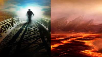 Vaitarni Nadi In Garud Puran : मृत्यूनंतरचं यमाचं जग कसं आहे? यमलोकातील वैतरणी नदीवर आत्मा उतरवणे...