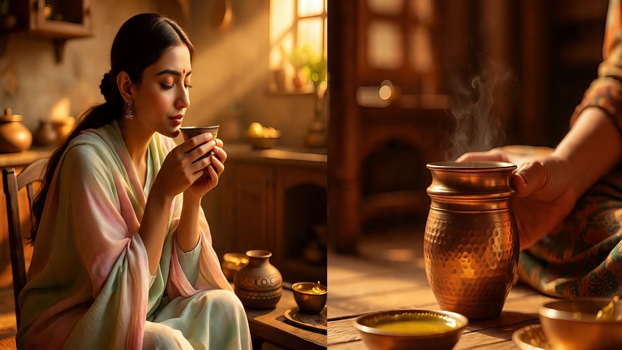 रात्री झोपण्यापूर्वी तूप आणि कोमट पाणी प्यायल्याने शरीरात होतात हे बदल; मिळतील आश्चर्यकारक फायदे