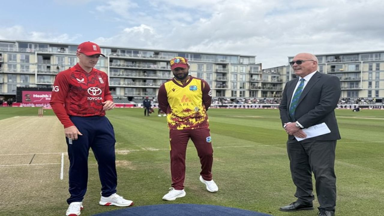 ENG vs WI 2nd T20i : इंग्लंडने टॉस जिंकला, वेस्ट इंडिजला मोठा झटका, आंद्रे रसेल आऊट