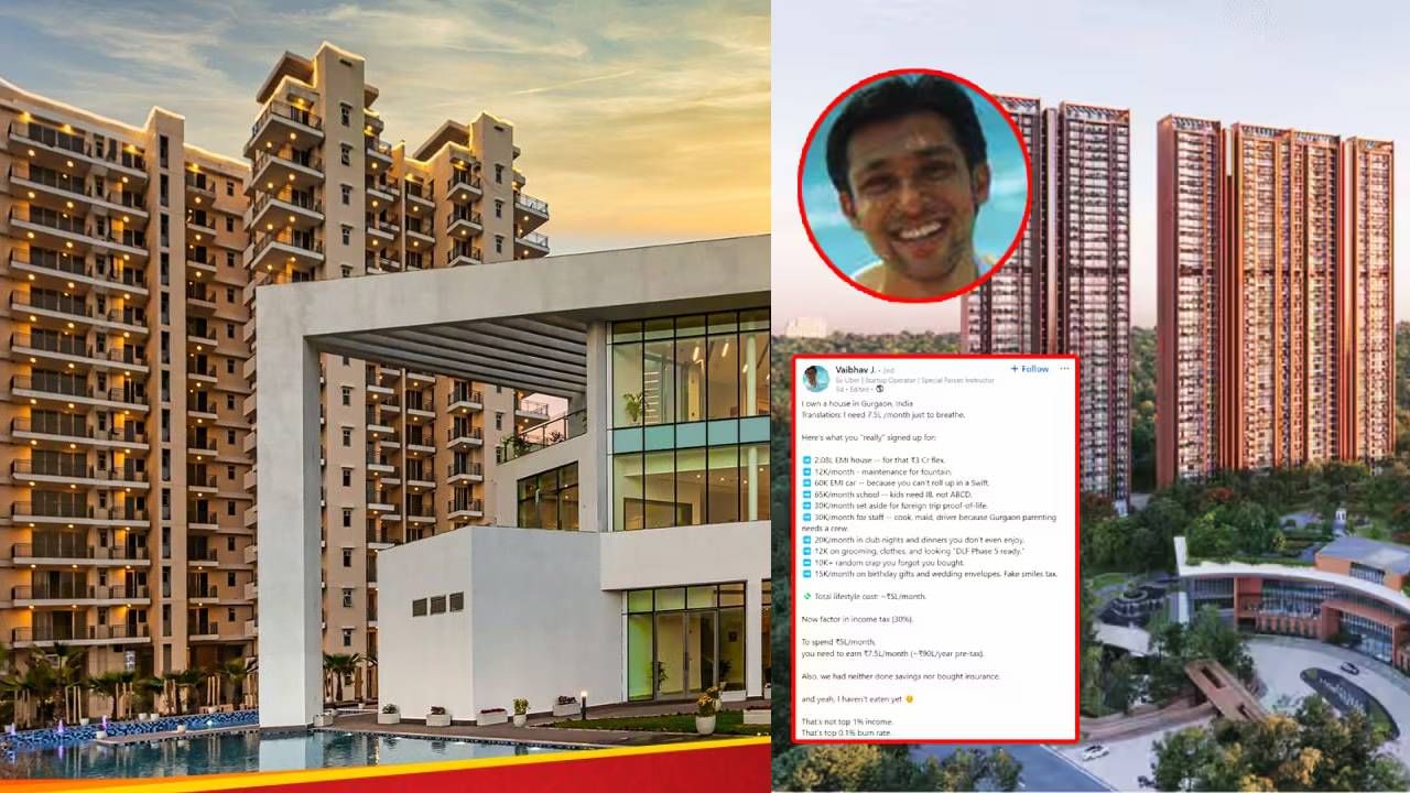 Living Cost : श्वास घ्यायला प्रत्येक महिन्याला हवे 7.5 लाख...3 कोटींचा फ्लॅट घेऊन आता पस्तावा, स्टार्टअप मालकाची ती पोस्ट व्हायरल