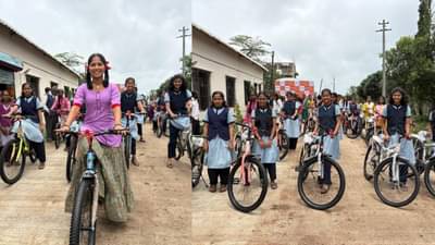 मराठमोळ्या अभिनेत्रीने 100 मुलींना सोपी करून दिली शाळेची वाट; नेटकऱ्यांकडून कौतुक