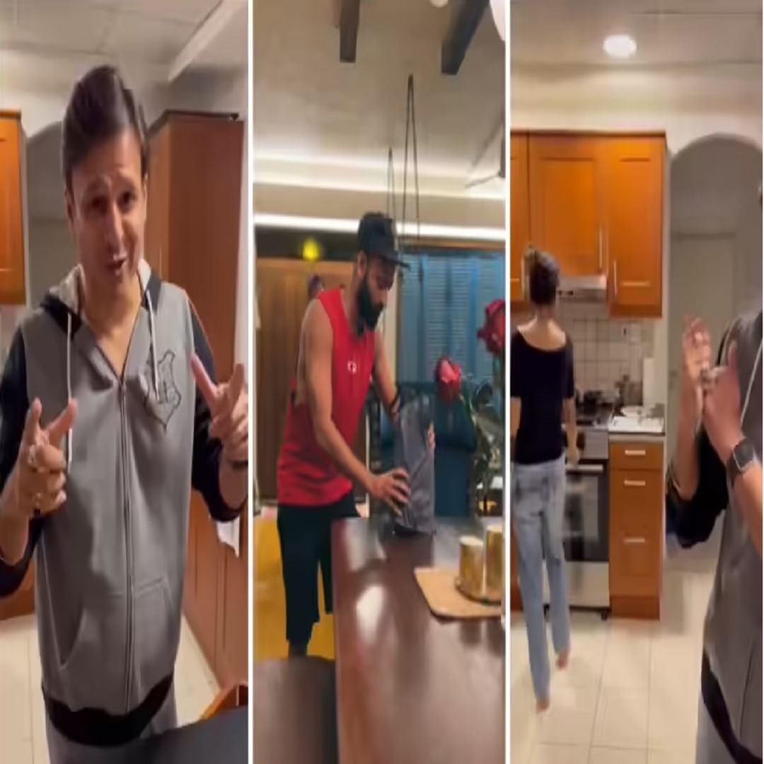 या घराचे स्वयंपाकघर देखील साध्या पद्धतीने डिझाइन केले आहे. स्वयंपाकघरातील कॅबिनेट नारंगी रंगाच्या फर्निचरने बनलेले आहे, जमिनीवर क्रीम रंगाच्या टाइल्स आहेत. थर्माकोलच्या छताच्या मध्यभागी असलेली प्रकाशयोजना त्याला एक सुंदर लूक देत आहे. तर डायनिंग टेबल लिव्हिंग एरियामध्ये ठेवले आहे, जे तेथील फर्निचरशी पूर्णपणे जुळते.