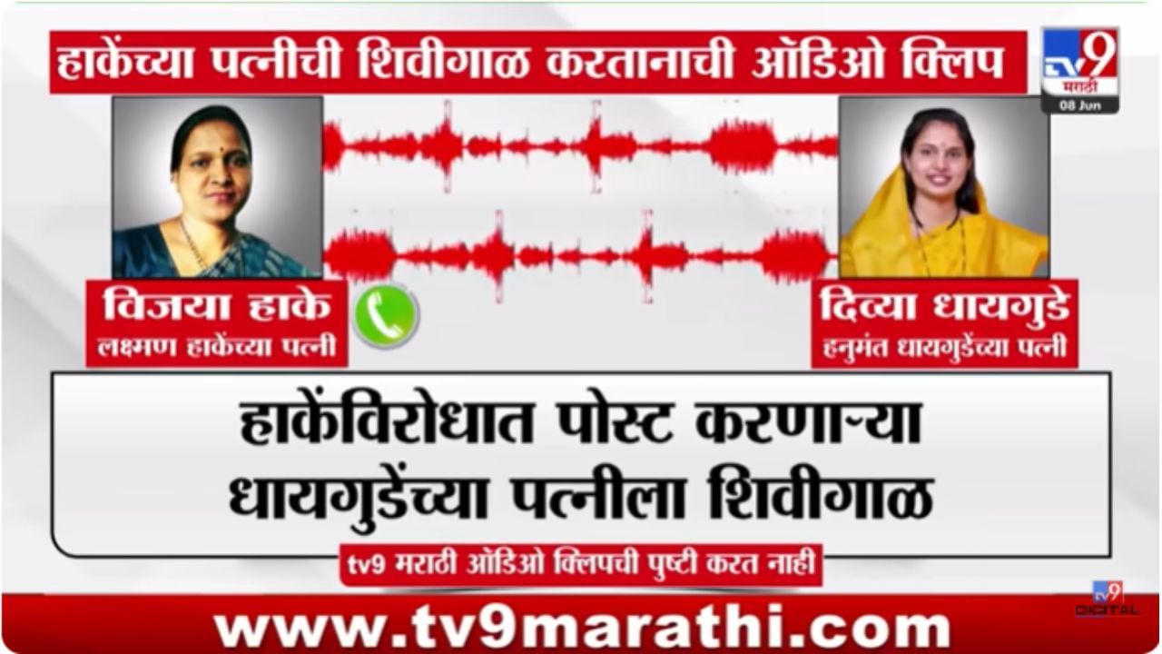 Laxman Hake : हलकट मेला, त्याला काय कमी.., हाकेंच्या पत्नीची 'ती' ऑडिओ क्लिप व्हायरल