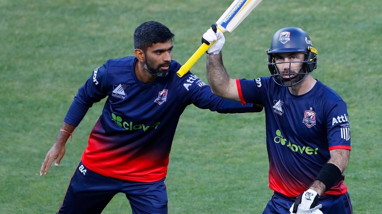 ग्लेन मॅक्सवेलच्या 106 धावांच्या मदतीने वॉशिंग्टन फ्रीडमने 20 षटकांत 208 धावा केल्या. या लक्ष्याचा पाठलाग करताना लॉस एंजेलिस नाईट रायडर्सचा संघ 16.3 षटकांत 95 धावांवर सर्वबाद झाला. यासह वॉशिंग्टन फ्रीडमने 113 धावांनी विजय मिळवला. (सर्व फोटो- Washington Freedon Twitter)