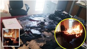 दोघांनी महावितरण कार्यालयातील टेबल पेटवला, अमरावतीत पुढे झाले काय?