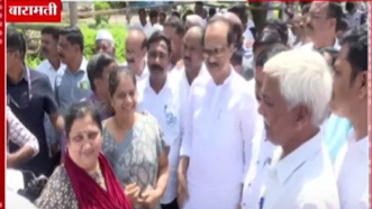 Malegaon Sakhar Karkhana Election : अजित पवार यांच्याकडून गावोगावी बूथ पाहणी Malegaon Sakhar Karkhana Election : अजित पवार यांच्याकडून गावोगावी बूथ पाहणी
