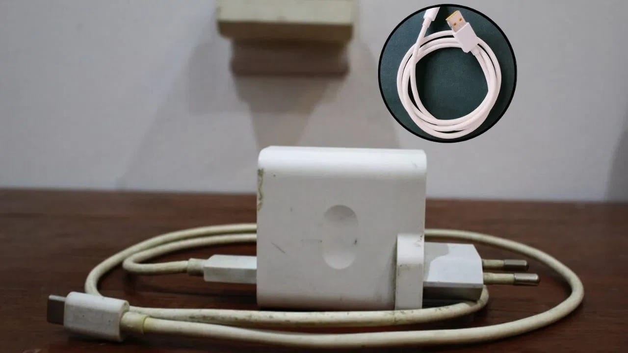 जर तुम्हाला तुमचा काळपट किंवा घाणेरडा चार्जर पुन्हा पांढरा करायचा असेल, तर एक लिंबू घ्या. त्याचा संपूर्ण रस काढून घ्या आणि मग त्याची साल तुमच्या चार्जरवर घासून घ्या. यामुळे चार्जरमधील घाण सहज निघून जाईल.