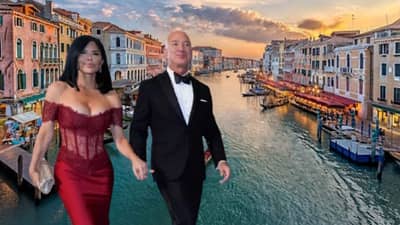 Amazon चे फाऊंडर जेफ बेजोस यांचा अंबानी स्टाईल विवाह, 90 प्रायव्हेट जेट्स-वॉटर टॅक्सी, पण लग्नाला होतोय विरोध