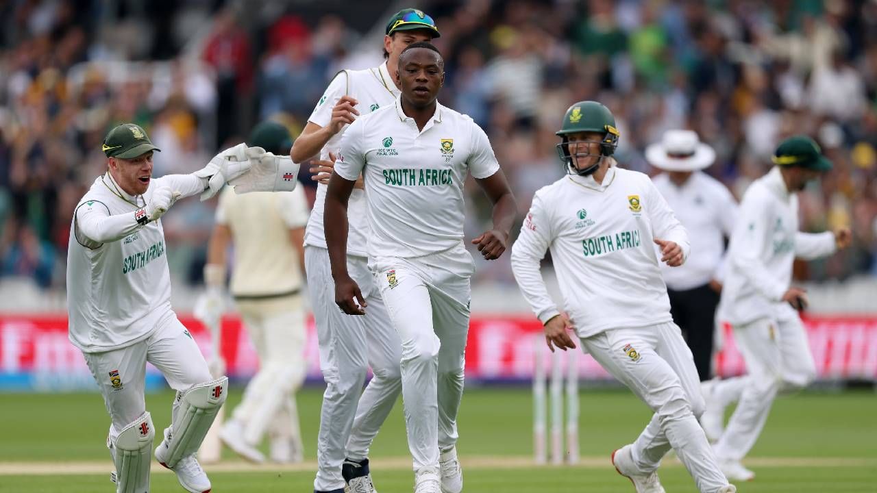 WTC Final SA vs AUS : ऑस्ट्रेलियाचा डाव पहिल्याच दिवशी 212 धावांवर आटोपला, रबाडाचा सुपर 'पंच' WTC Final SA vs AUS : ऑस्ट्रेलियाचा डाव पहिल्याच दिवशी 212 धावांवर आटोपला, रबाडाचा सुपर 'पंच'