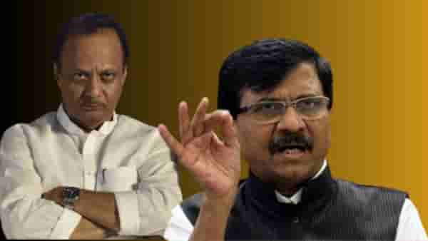 Sanjay Raut : स्वतःवरील कारवाया वाचवायच्या होत्या म्हणून.. ; राऊतांचे अजित पवारांवर फटकारे
