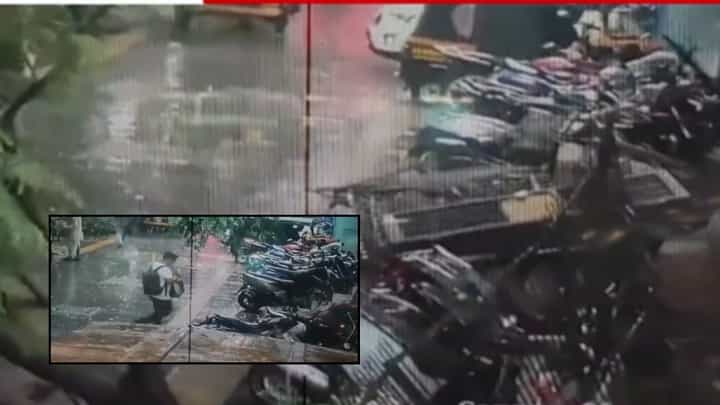 New Mumbai Rain : वाशी प्लाझा परिसरात मोठी दुर्घटना! भिंत खचल्याने अनेक वाहनं दबली New Mumbai Rain : वाशी प्लाझा परिसरात मोठी दुर्घटना! भिंत खचल्याने अनेक वाहनं दबली
