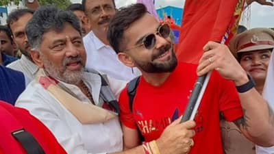 RCB Victory Parade: विराटने चिन्नास्वामी स्टेडियममध्ये आयपीएल ट्रॉफी उचलण्यास दिला नकार , कारण..