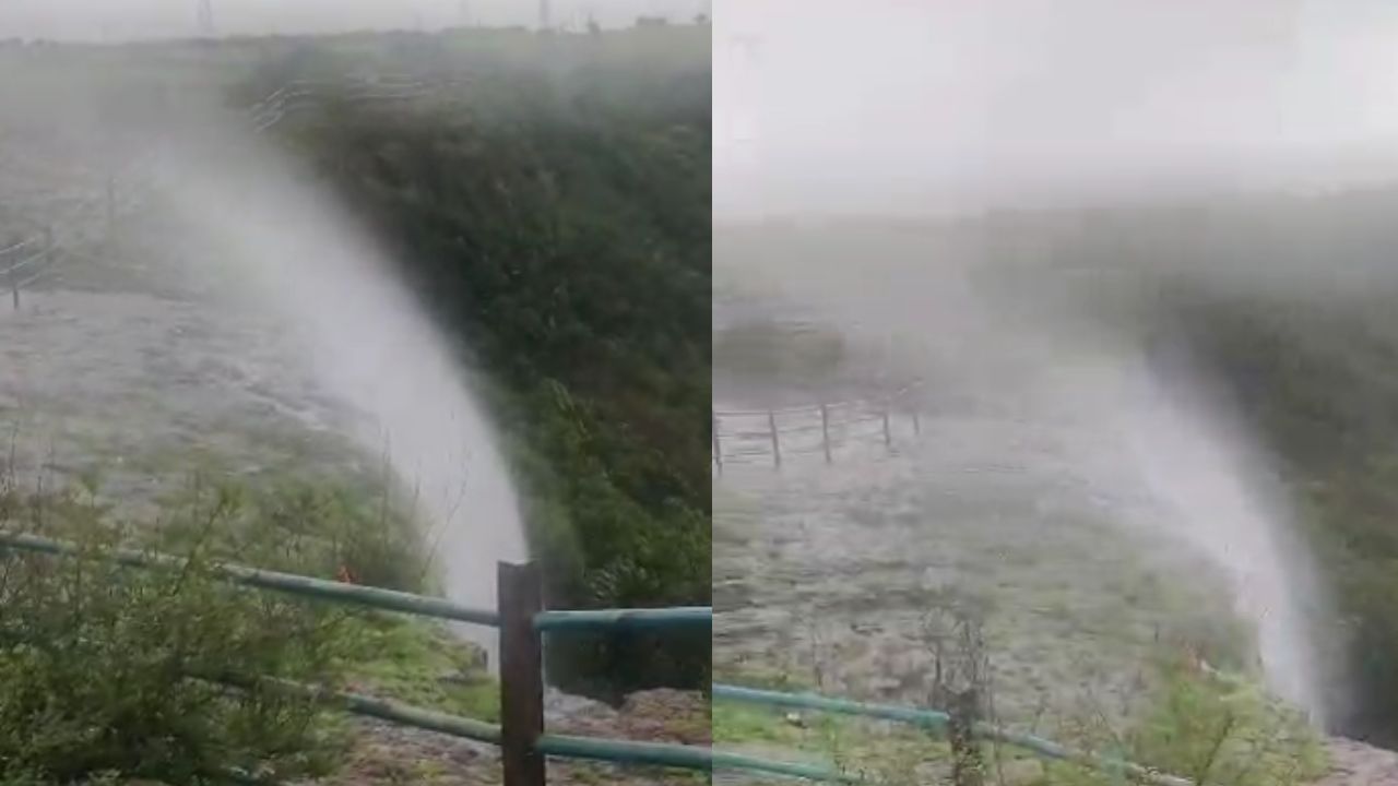 यंदा मान्सून वेळेपूर्वीच दाखल झाला. सातारा जिल्ह्यात चांगला पाऊस झाला. सडावाघापूर येथील उलटा धबधबा पर्यटकांना खुणावू लागला आहे. सातारा जिल्हयातील पर्यटकांबरोबरच पुणे, मुंबईवरुनही पर्यटक निसर्गाचा अविष्कार पाहून मंत्रमुग्ध होत आहेत.