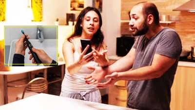 इलेक्ट्रिक टुथब्रशने पकडून दिल की बाप्याचं लफडं! मग काय पत्नीने धु धु धुतलं